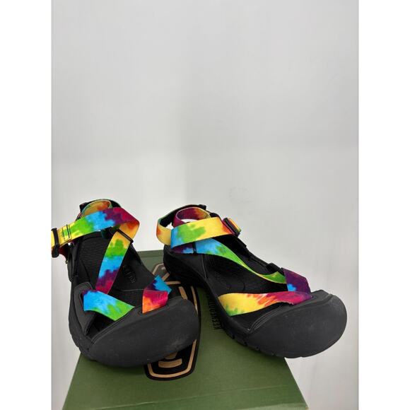 Keen Zerraport II TIE DYE Black Hiking Sport Sandals Mens 11 Tie Dye 1022419 NEW